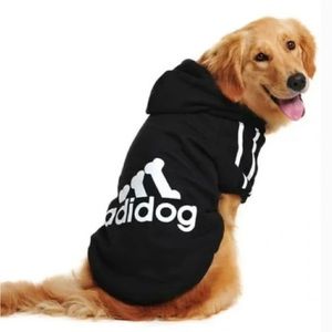 Adidog. Black hoodie